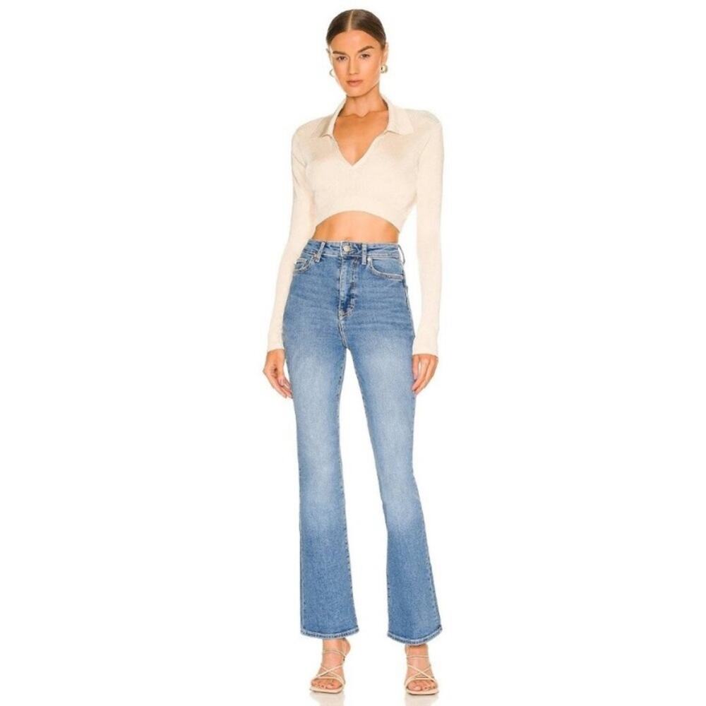 NWT Lovers + Friends Greyson Ultra High Rise Slim Bootcut Jeans